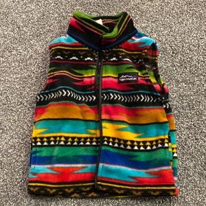 Patterned Fleece Toddle Vest. From a Boutique. Never Worn